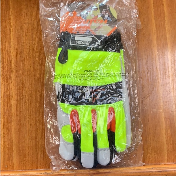 Work gloves with leather palm LG - Picture 1 of 2